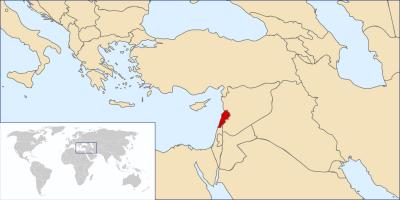 지도의 세계 레바논 