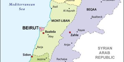 지도의 정치 레바논